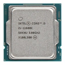 Intel Core i5-11600K SRKNU CPU 6 Cores/12 Threads 3.9GHz/4.9GHz Boost LGA1200