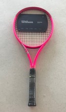 WILSON BURN 105 S 18X16 V6.0 PINK GRIP: 4 1/4 NEW STRINGS FREE SHIPPING