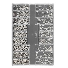 For Mini Screw Nuts Repair Kit 500PCS 18 Sizes for Eyeglasses and Electronics