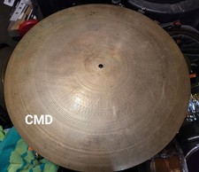 RARE VINTAGE ZILDJIAN 70s A CIE CONSTANTINOPLE 22" FLAT RIDE CYMBAL 3450gr W VID