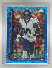 DeAndre Hopkins 2025 Topps Chrome #20 Blue Wave Refractor /150