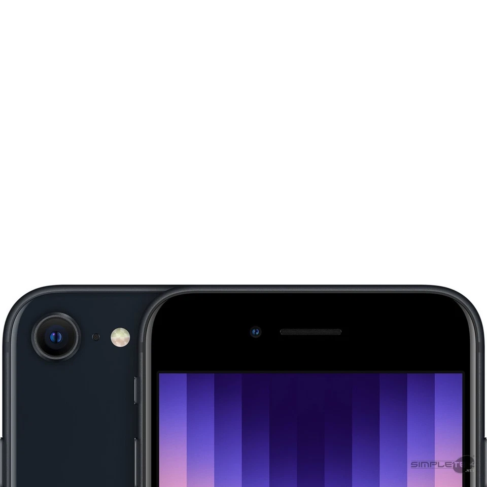 APPLE IPHONE SE GEN 3 256GB MIDNIGHT 4,7" IOS SMARTPHONE ORIGINALE CELLULARE, foto 3 di 3