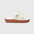 SUICOKE URICH OG-INJ-01 White Brown Slides Sandals Slippers