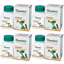 4 Packs X Himalaya Herbal HADJOD 60 Tablets, Bone and Joints Wellness Free Ship