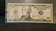 2017 $10 Ten Dollars Federal Reserve Star Note Minneapolis NI 04687788*