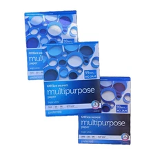 Office Depot Inkjet Pro Paper, 500 Sheets/Ream 96 Brightness White 3 Ream