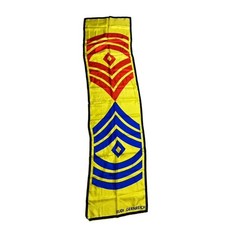 Vintage Rudi Gernreich Scarf Red Yellow Blue Women  s Silk Rolled Japan Geometric