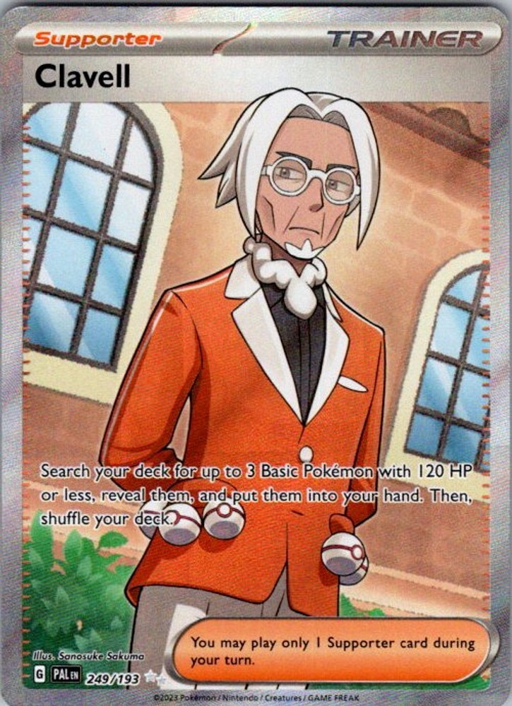 Pokemon Paldea Evolved Clavell 249/193 NM Holofoil