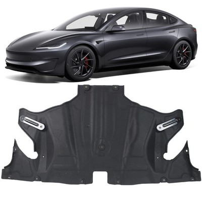 Rear Bumper Under Aero Splash Shield For 2017-2022 Tesla Model 3 110431300B