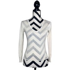 Vintage Sz S Pure New Wool Sheer Lace Trine Coquette Dainty Long-Sleeve Sweater