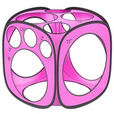 13 Sizes Balloon Szier Cube Box, Collapsible Measurement Tool No Assembly Req...