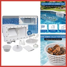Above Ground Pool Skimmer Wide Mouth ABS Kit ...