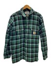 Carhartt Long sleeve shirt/XL/Cotton/Green/Check/L/S HEPNER SHIRT Used