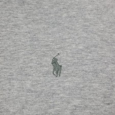 Polo Ralph Lauren Pullover Mens 2XL Gray Quarter Zip Sweater Lightweight Logo