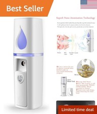 Portable Nano Facial Mister Mini Facial Steamer Atomization Eyelash Extension...