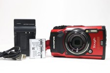  US DUTY PAID OLYMPUS Tough TG-5 4K Red Waterproof Digital Camera N.MINT 