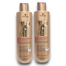 2X Schwarzkopf BLONDME All Blondes Rich Conditioner 8.45 Oz NEW LOT OF 2