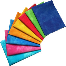 Misscrafts Quilting Fabric 100 Cotton Craft Fabric Bundle Squares Fat Quarters