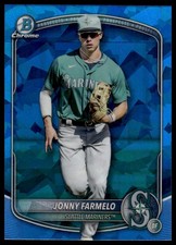 2025 Bowman Draft Sapphire Edition Jonny Farmelo #BDC-163 Seattle Mariners