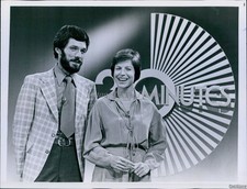 1978 Chrisopher Glenn & Becky Aaron Co-Editors Of Series 30 Minutes Tv 7X9 Photo