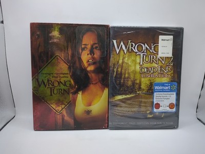 Wrong Turn (G+) & Wrong Turn 2: Dead End (NEW) DVD lot - FAST SHIPPING