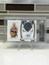 /25 Auto 2021 Panini Flawless Stephen Curry USA Basketball Autograph #12 BGS 8.5