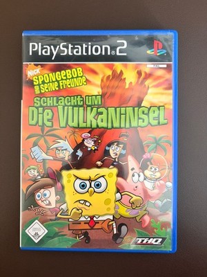 SpongeBob und seine Freunde   Schlacht um die Vulkaninsel   PS2   mit Anleitung
