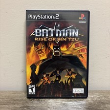 Batman: Rise of Sin Tzu (Sony PlayStation 2, 2003) BLACK LABEL CIB Complete NICE