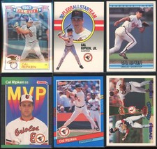 Cal Ripken Jr. 6 Card Lot Baltimore Orioles The Ironman