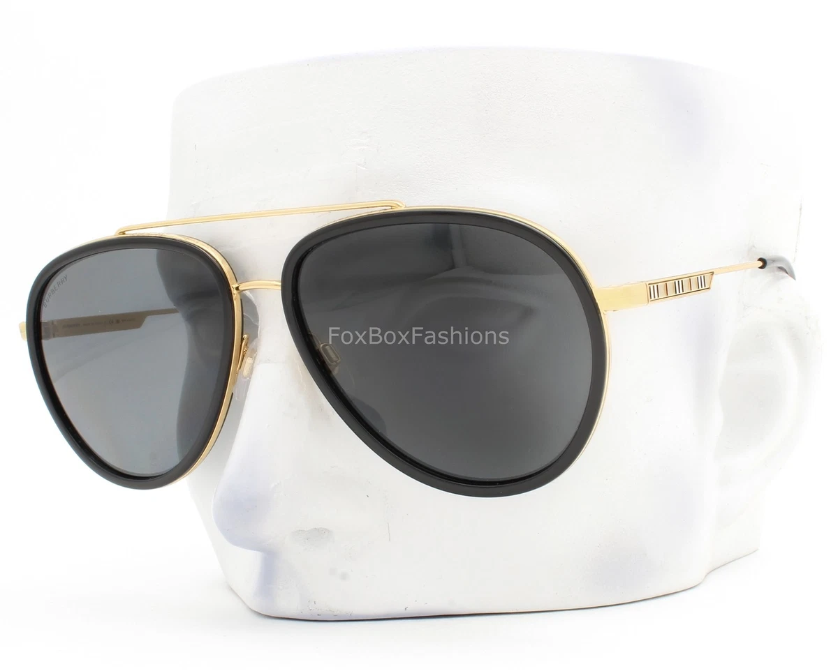 Burberry Black Aviator Sunglasses for Men for sale | eBay display picture 2