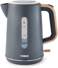 Tower Scandi T10037G Kettle with Rapid Boil and Boil Dry Protection, 1.7L, 3Kw, 