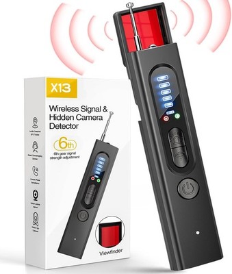 Portable Hidden Camera Detector & GPS Tracker Device for Car Home Hotel - Black
