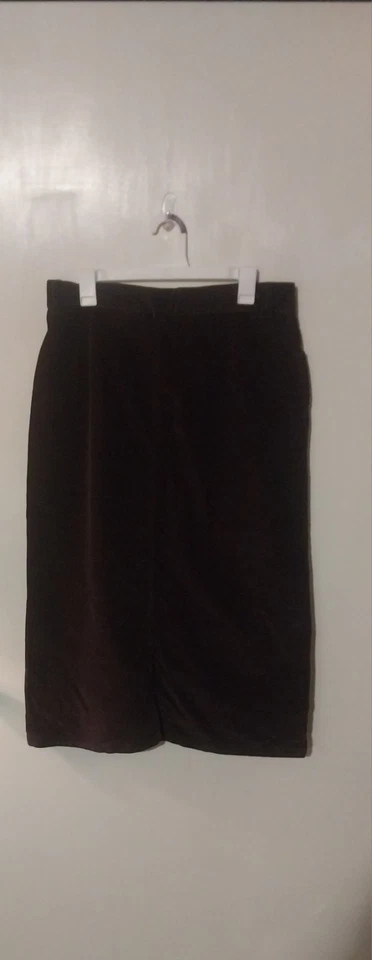 Eddie Bauer Y2K 棕色灯芯绒长裙 Preppy Boho Cottagecore 尺寸 10 Y2k  — 第 3/4 张图片