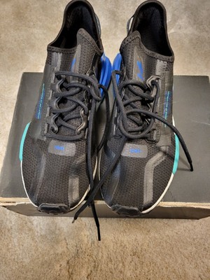 adidas NMD R1 V2 Black Cyan White Blue Men Casual Shoes FY5922 Size 7 | eBay