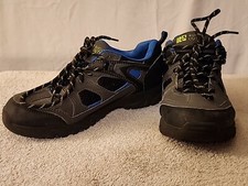 Rugged Outback Hiking Shoes 4 Y KIDS Blue Gray Lace Up