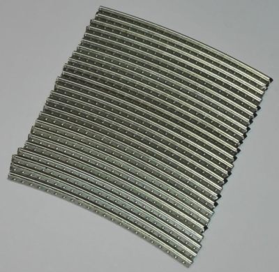 Bunddraht 24 Stk. à 62 mm, Jumbo 2,7 mm, gebogen, fretwire curved 24 pcs, 62 mm