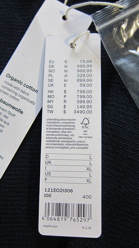 Esprit Hombre Chaqueta de Tejer Blazer L, XL Azul Oscuro Algodón, Elegante, Blazer de Tejer - Imagen 7 de 13