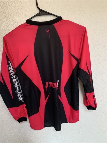 Oneal Jersey Youth Size Medium Long Sleeve Black Pink Elbow Padding Kids - Picture 2 of 4
