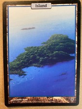 MTG 1x FULL ART Island Unhinged Pauper Magic the Gathering Card x1 LP