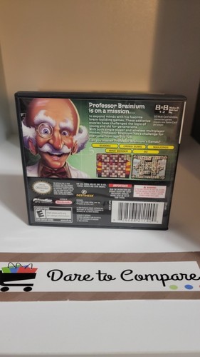 Professor Brainium's Games Nintendo DS CIB Completo Auténtico  - Imagen 2 de 4