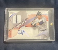 2017 Topps Series 1 Major League Materials SSP Aaron Judge RC Rookie Auto /50