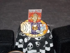 Dollhouse Miniature Halloween Fortune Teller Table Top 1:24  1/2 inch scale P242