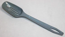 Vintage King Kraft Periwinkle Blue Slotted Spoon