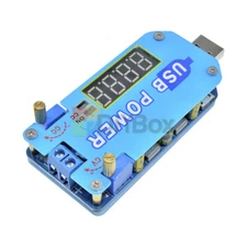 USB Adjustable 15W Step Up/Down Power Supply 5V to 0.5V-30V Buck Boost Converter