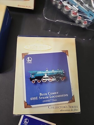 Hallmark Lionel Train, Blue Comet 400E Steam Locomotive & Tender, 2002 NIB