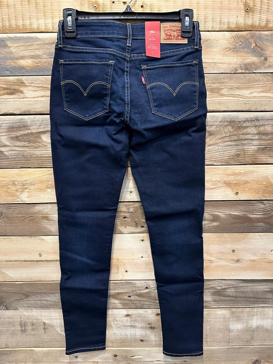 Levi's Women's 711 Skinny Mid-Rise Jeans Indigo-Ridge (24W x 28L