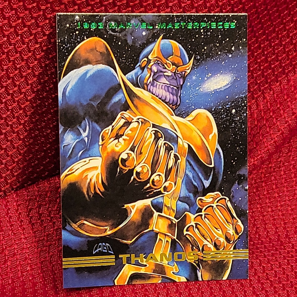 THANOS Marvel Masterpieces vintage comic card #35 AVENGERS Ray