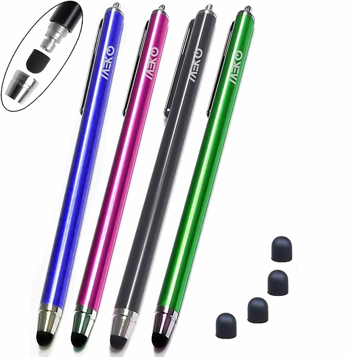 Capacitive Stylus Pointed Stylus Rubber Tipped Stylus For