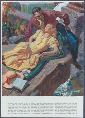 Dean Cornwell Illustration for Vintage Magazine Story 1940