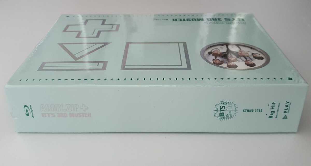 BTS Official 3rd Muster Blu-ray Army.Zip Full Set Sealed